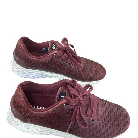 Nobull Mens Burgundy Knit perforated crossfit sneakers SZ 6.5 SKU 9415 - Picture 4 of 14